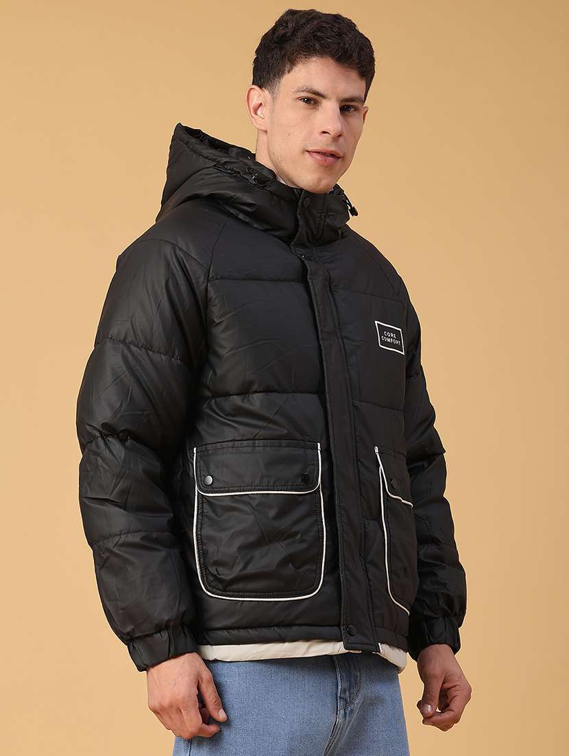 men solid long sleeve lightweight puffer jacket - 22180698 -  Standard Image - 2