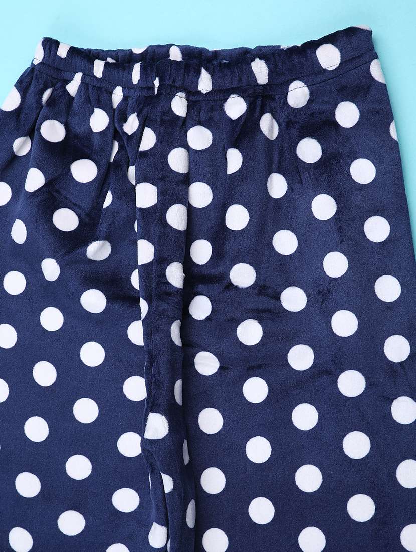 Girls Polka Dotted Mid Rise Pajama - 22180712 -  Standard Image - 2