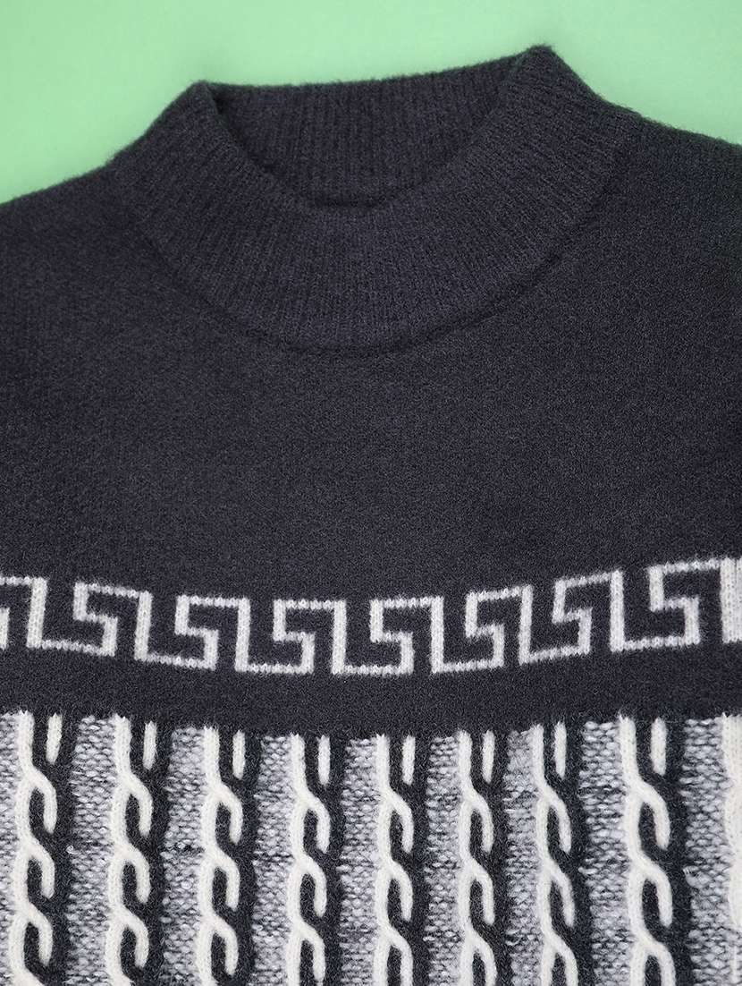 boys self designed long sleeve sweater - 22180744 -  Standard Image - 2