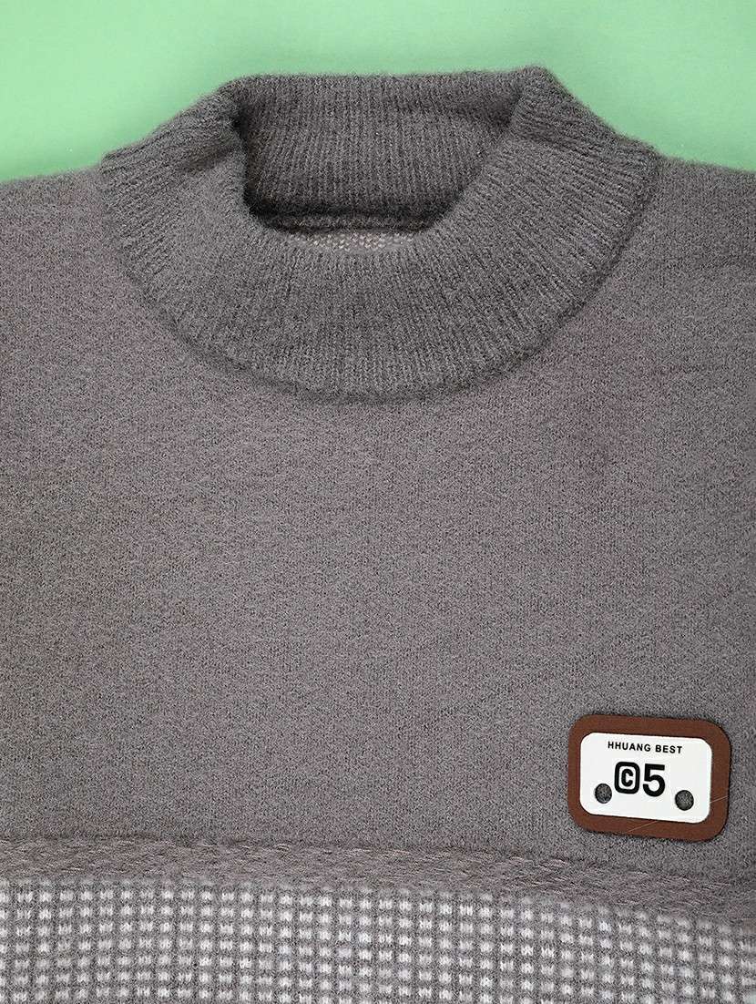 boys self designed long sleeve sweater - 22180756 -  Standard Image - 2