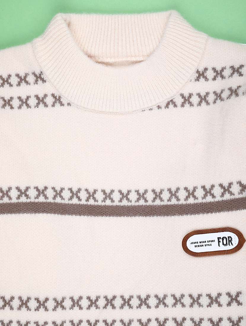 boys self designed long sleeve sweater - 22180758 -  Standard Image - 2