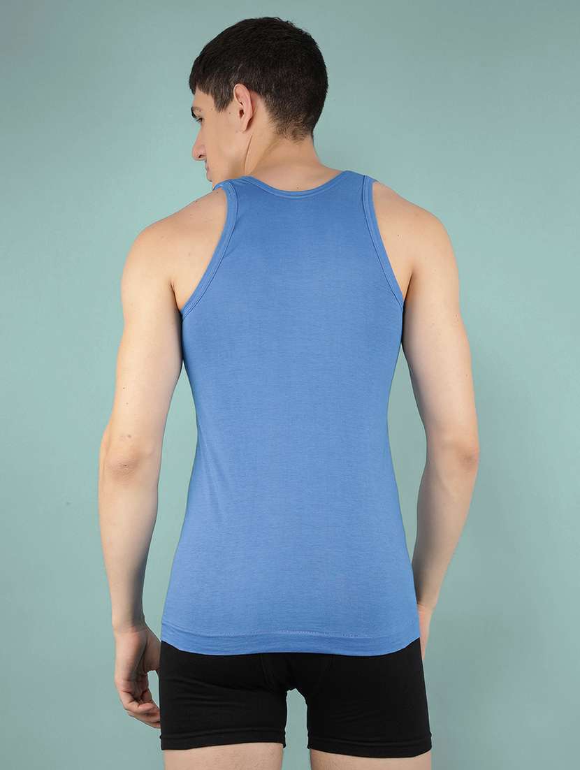 men solid sleeveless vest pack of 2 - 22180849 -  Standard Image - 2