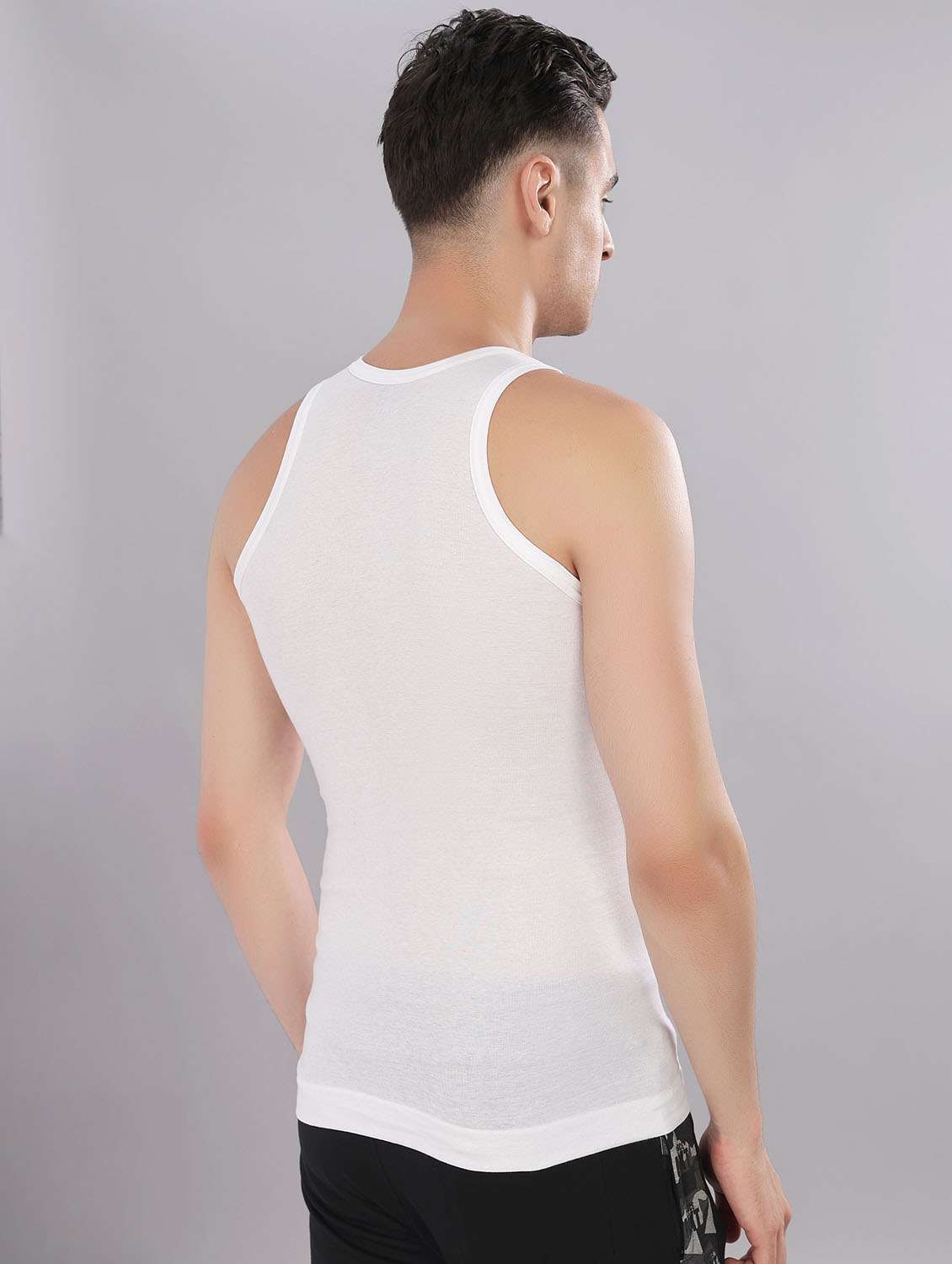 men solid sleeveless vest pack of 4 - 22180856 -  Standard Image - 2