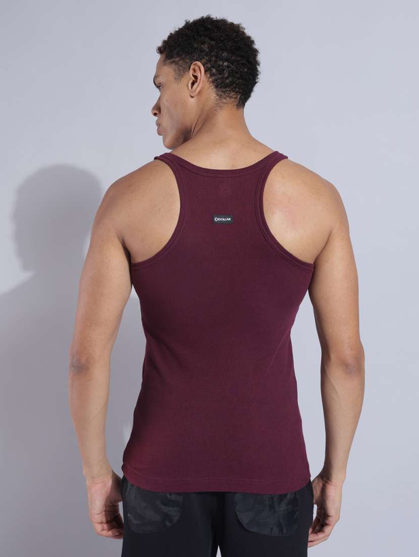 men solid sleeveless vest pack of 2 - 22180974 -  Standard Image - 2