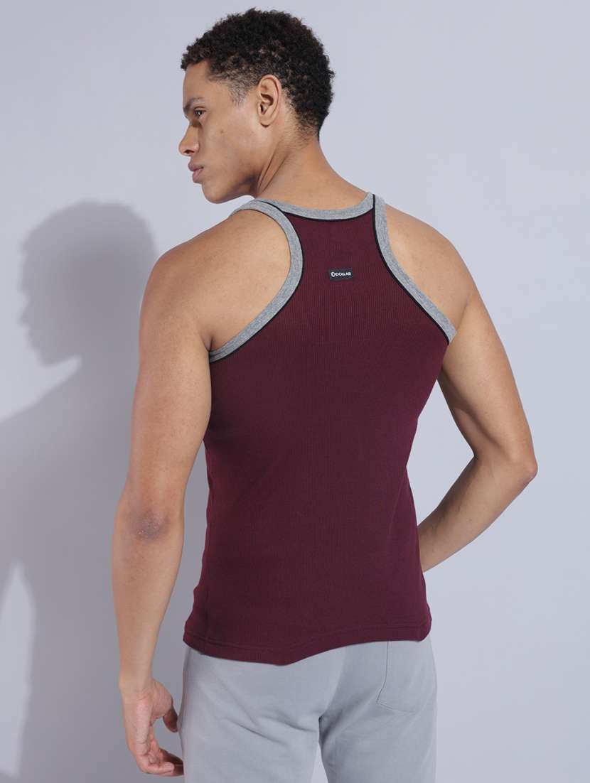 men solid sleeveless vest pack of 2 - 22180982 -  Standard Image - 2