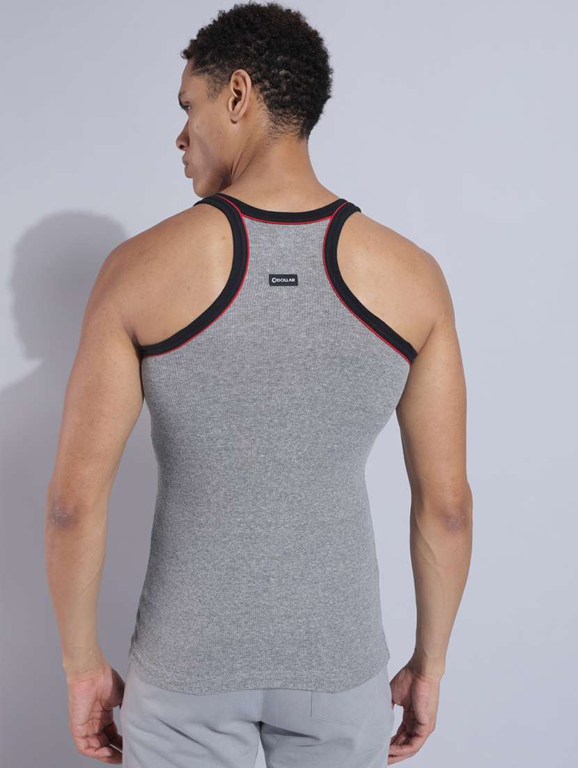 men solid sleeveless vest pack of 3 - 22180984 -  Standard Image - 2