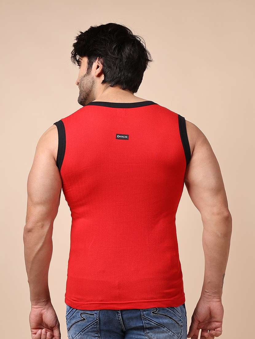 men pack of 5 color block sleeveless vest - 22181008 -  Standard Image - 2