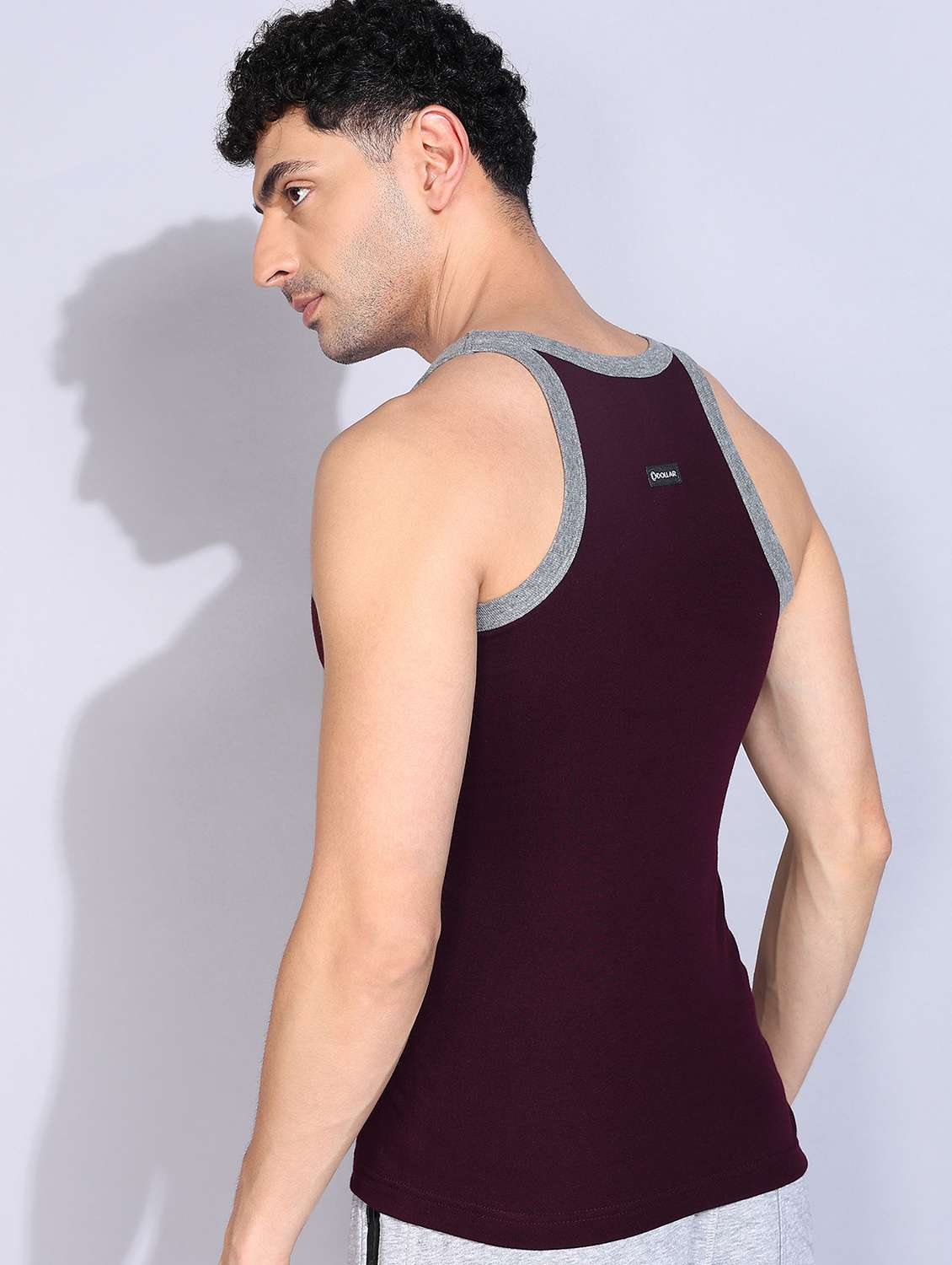 men solid sleeveless vest pack of 2 - 22181010 -  Standard Image - 2