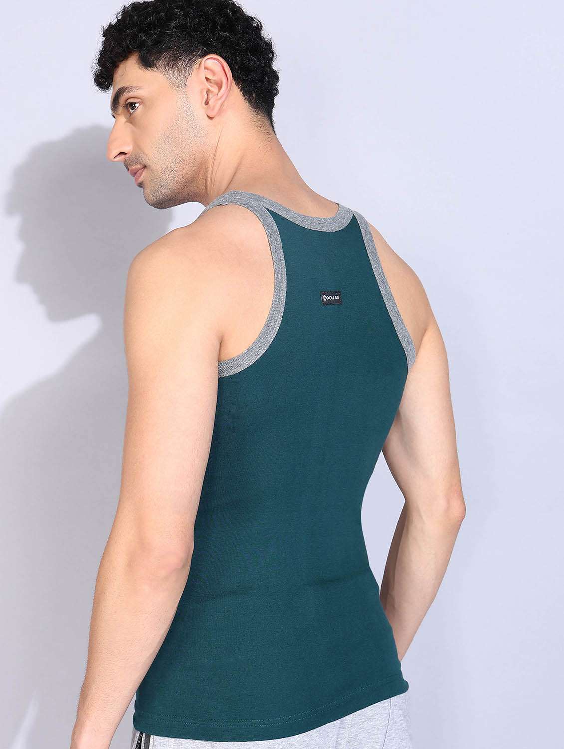 men solid sleeveless vest pack of 2 - 22181011 -  Standard Image - 2