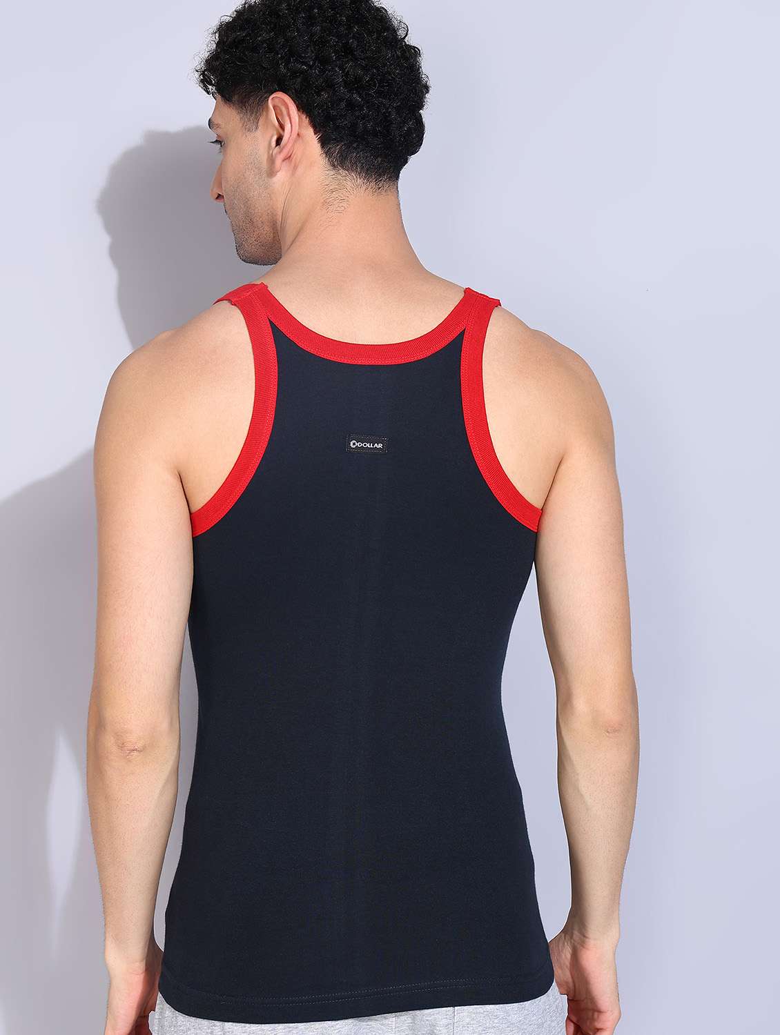 men pack of 3 solid sleeveless vest - 22181016 -  Standard Image - 2