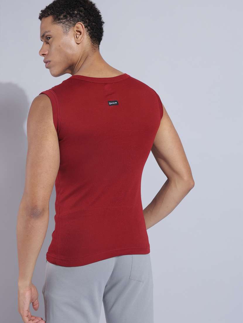 men pack of 5 color block sleeveless vest - 22181049 -  Standard Image - 2