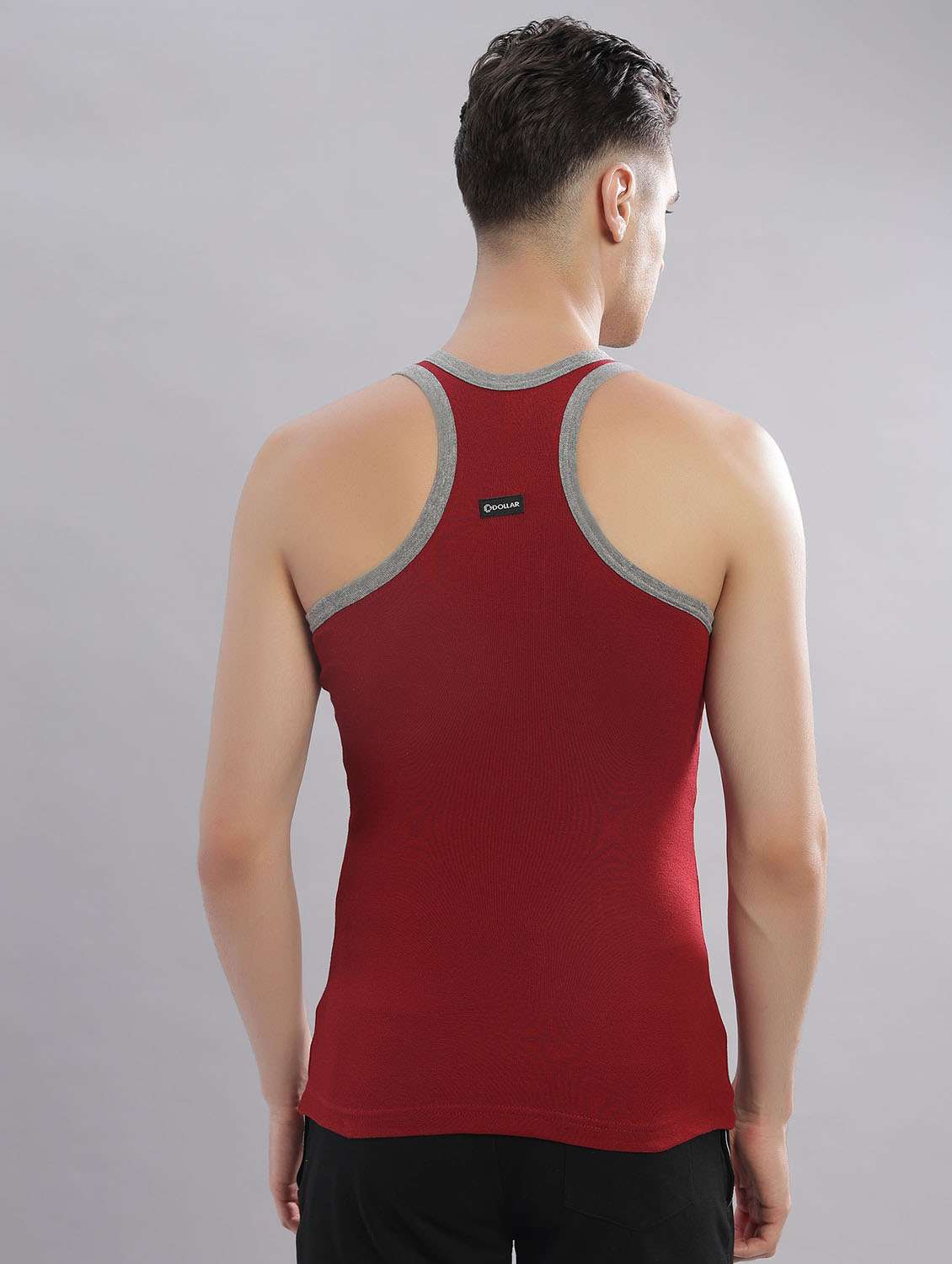 men pack of 4 striped sleeveless vest - 22181056 -  Standard Image - 2