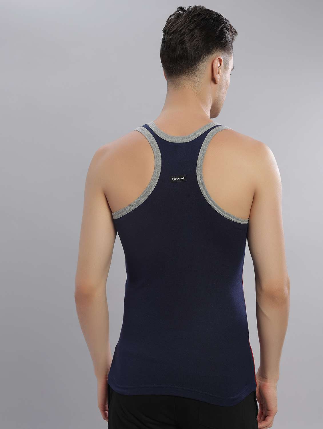 men pack of 4 striped sleeveless vest - 22181057 -  Standard Image - 2