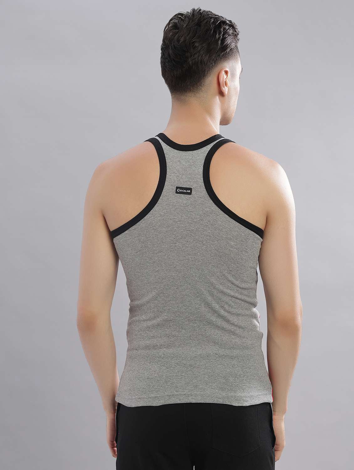 men pack of 5 striped sleeveless vest - 22181059 -  Standard Image - 2