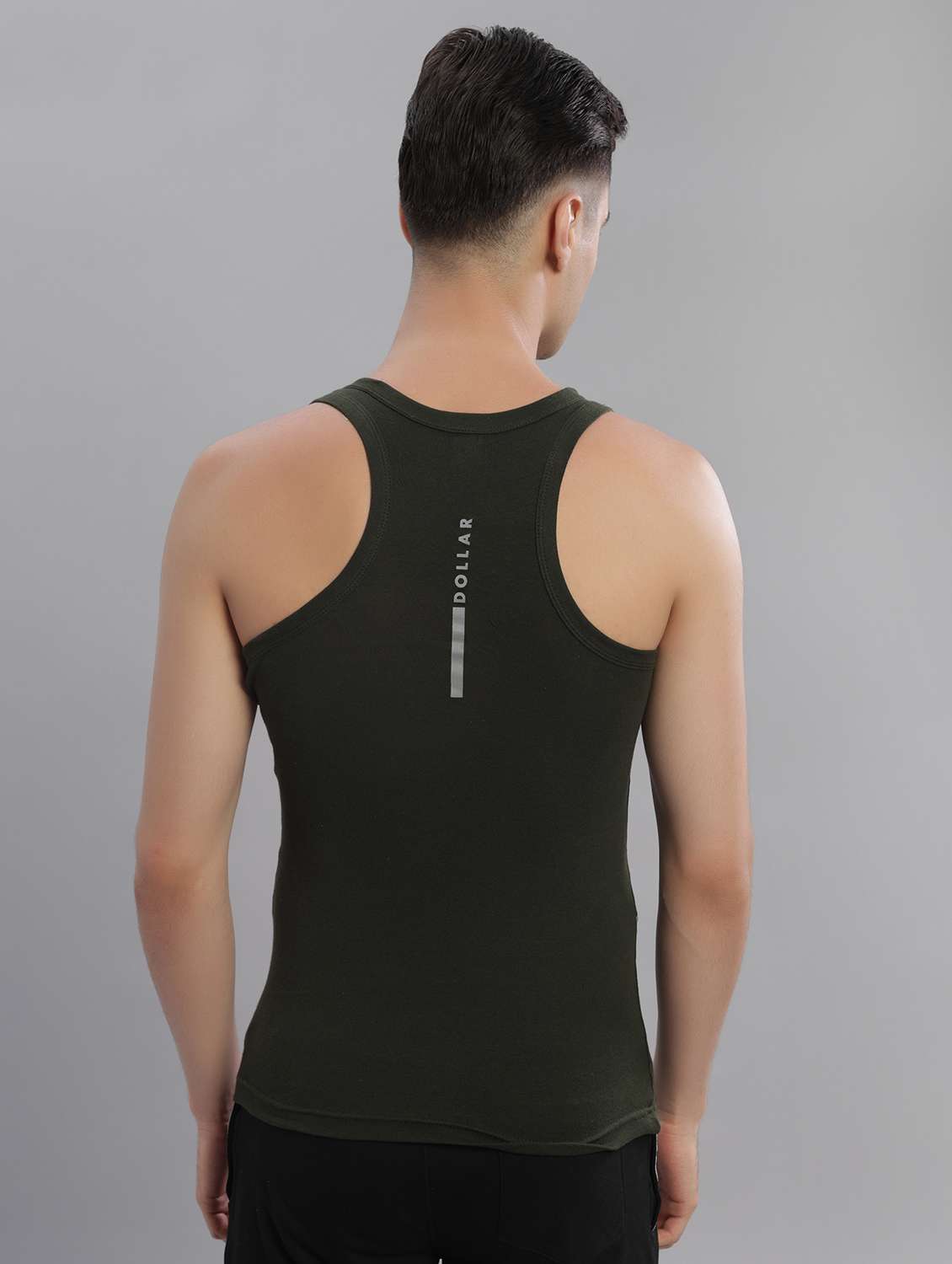 men pack of 4 solid sleeveless vest - 22181099 -  Standard Image - 2