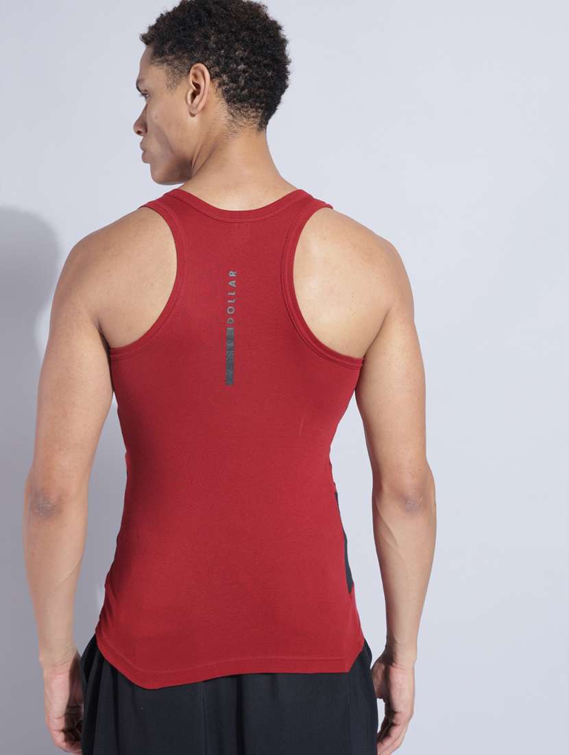 men solid sleeveless vest pack of 2 - 22181104 -  Standard Image - 2