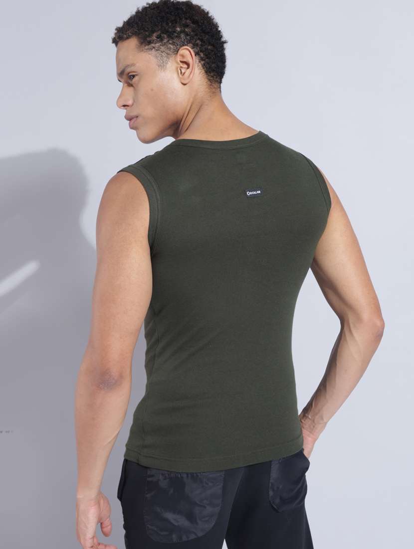 men pack of 5 color block sleeveless vest - 22181116 -  Standard Image - 2