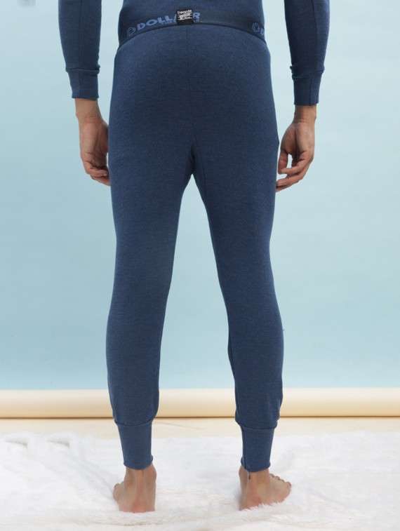 men solid mid rise thermal bottom - 22181150 -  Standard Image - 2