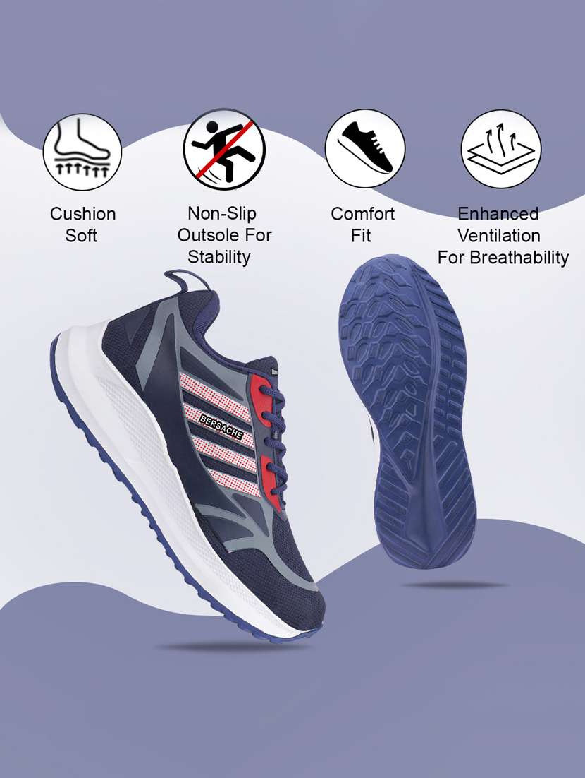 men solid lace up sport shoe - 22181182 -  Standard Image - 2