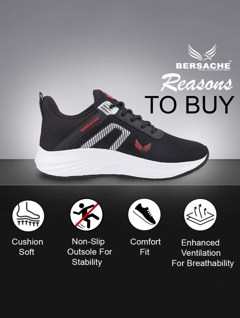 men solid lace up sport shoe - 22181187 -  Standard Image - 2