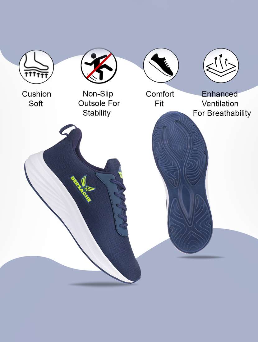 men solid lace up sport shoe - 22181192 -  Standard Image - 2