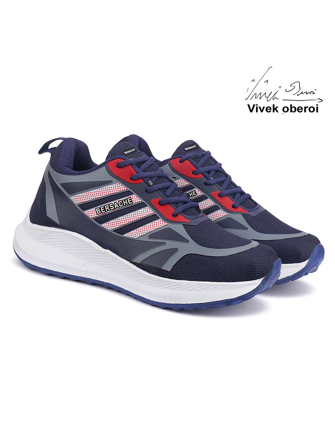 men blue lace up sport shoe - 22181195 -  Standard Image - 2