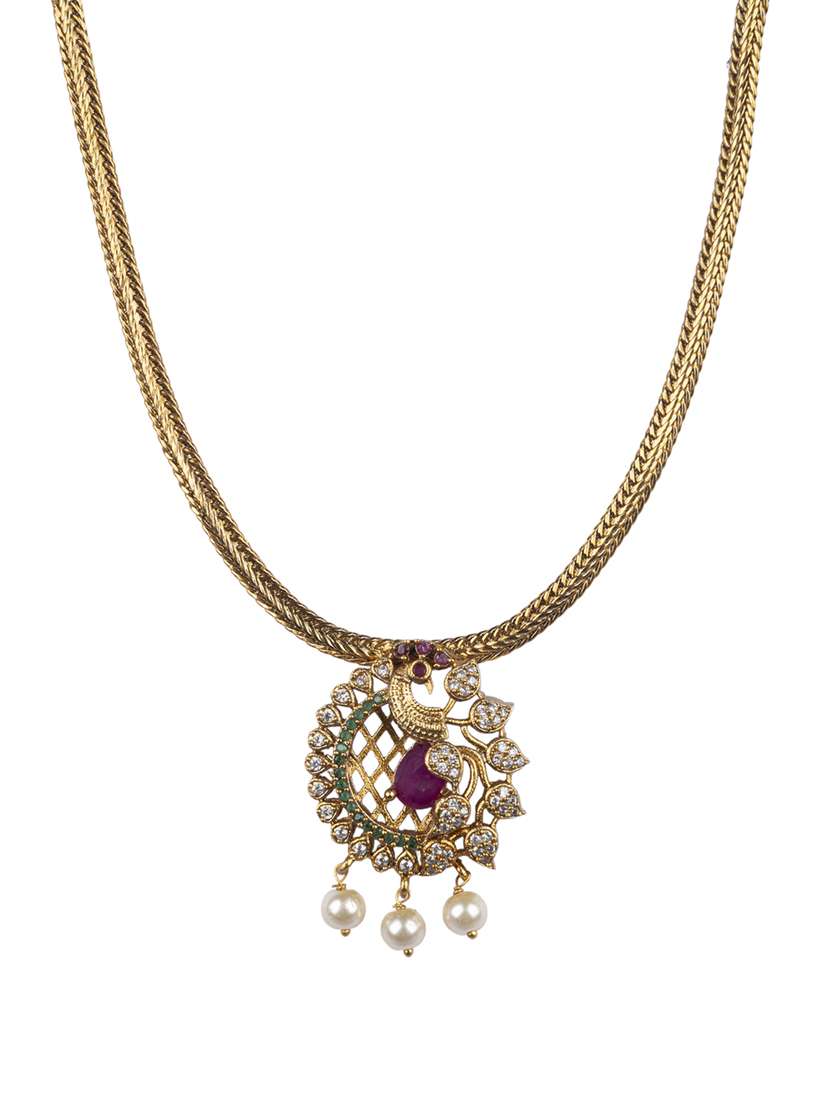 red alloy necklaces and earring - 22181258 -  Standard Image - 2