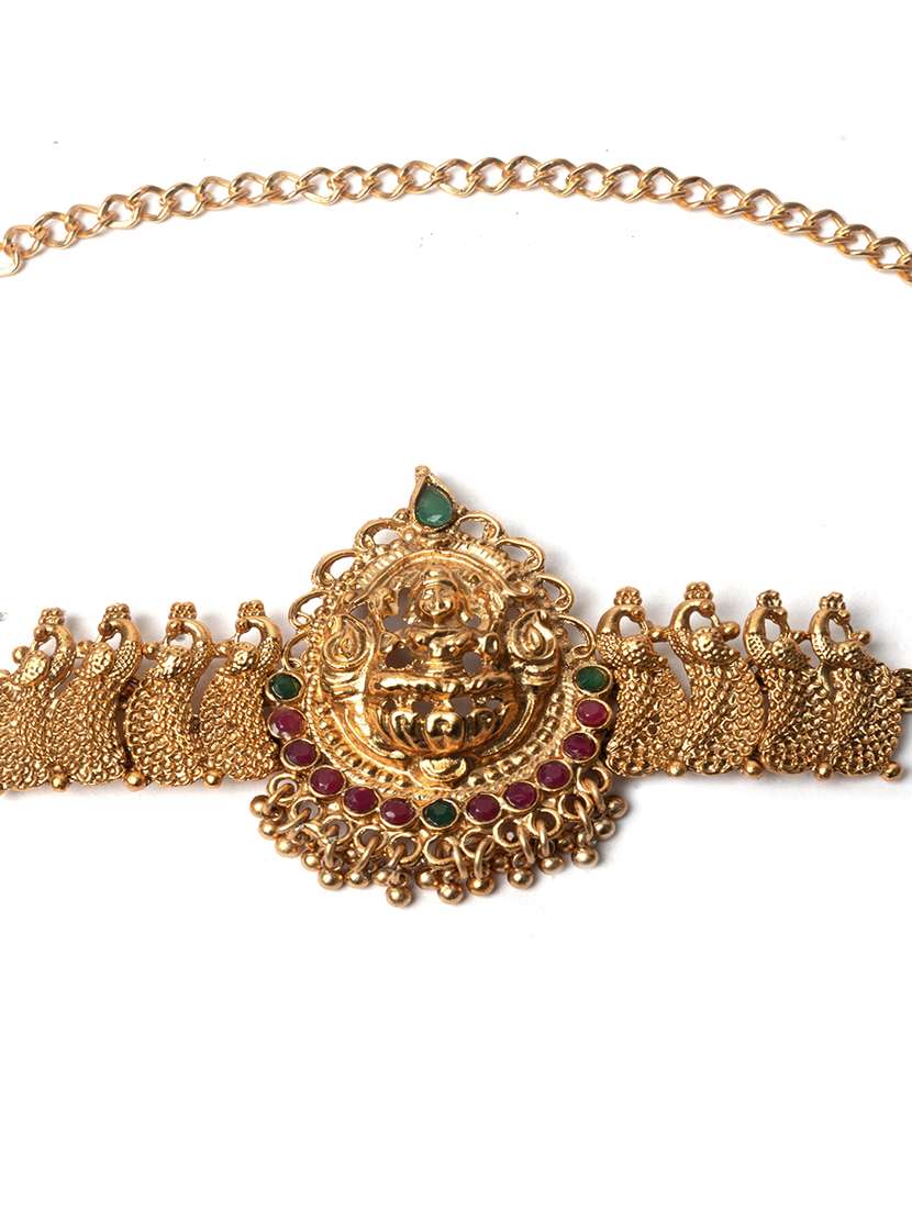 women gold plated goddess choker set - 22181297 -  Standard Image - 2