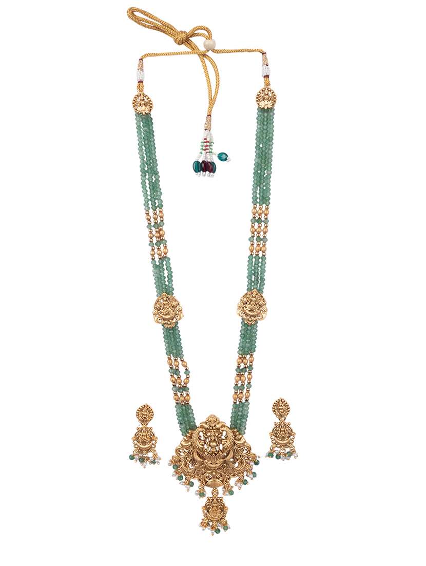 women alloy necklace and earrings set - 22181309 -  Standard Image - 2