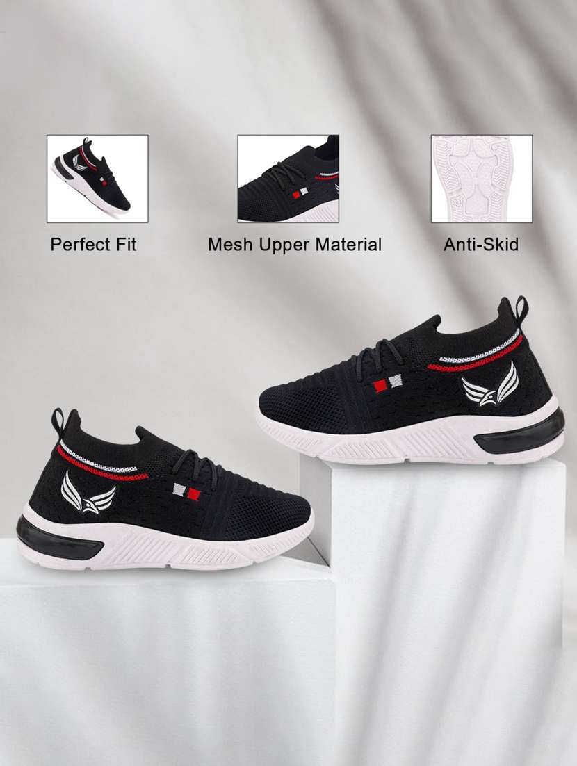 boys solid lace up sport shoes - 22181375 -  Standard Image - 2