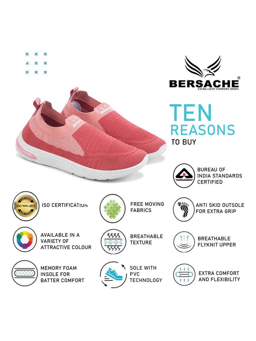 women pink slip on sports shoe - 22181420 -  Standard Image - 2