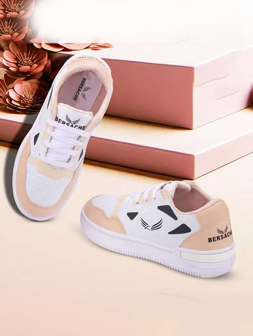 women beige lace-up sneaker - 22181423 -  Standard Image - 0