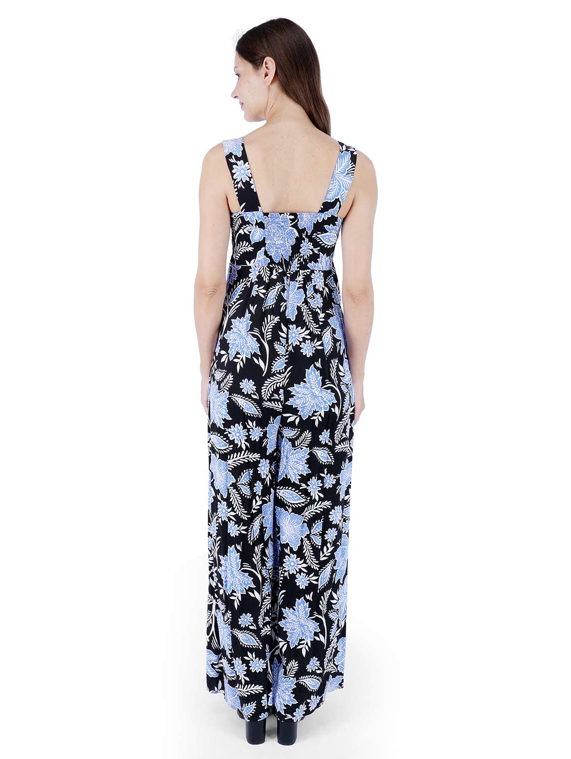 women printed sleeveless a-line dress - 22181449 -  Standard Image - 2