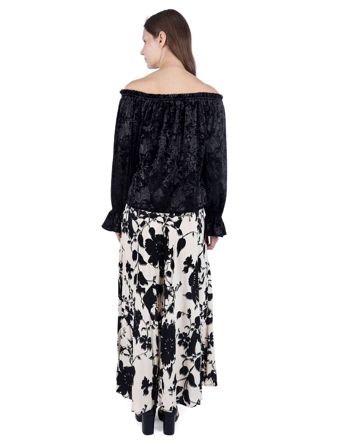 women self designed off shoulder top - 22181472 -  Standard Image - 2