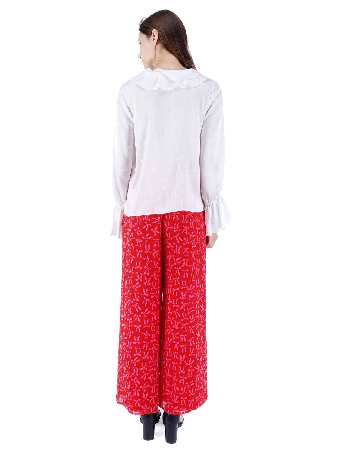 women white solid long sleeve regular top - 22181481 -  Standard Image - 2