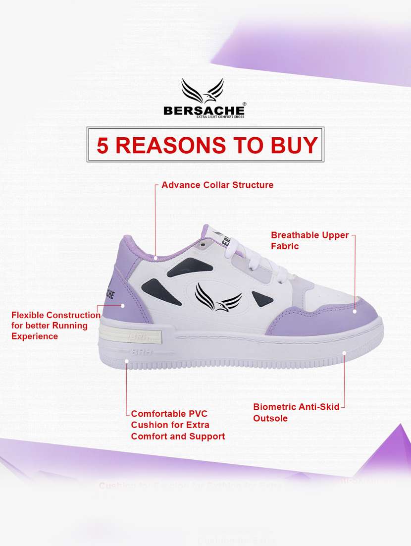 women lavender lace-up sneaker - 22181508 -  Standard Image - 2