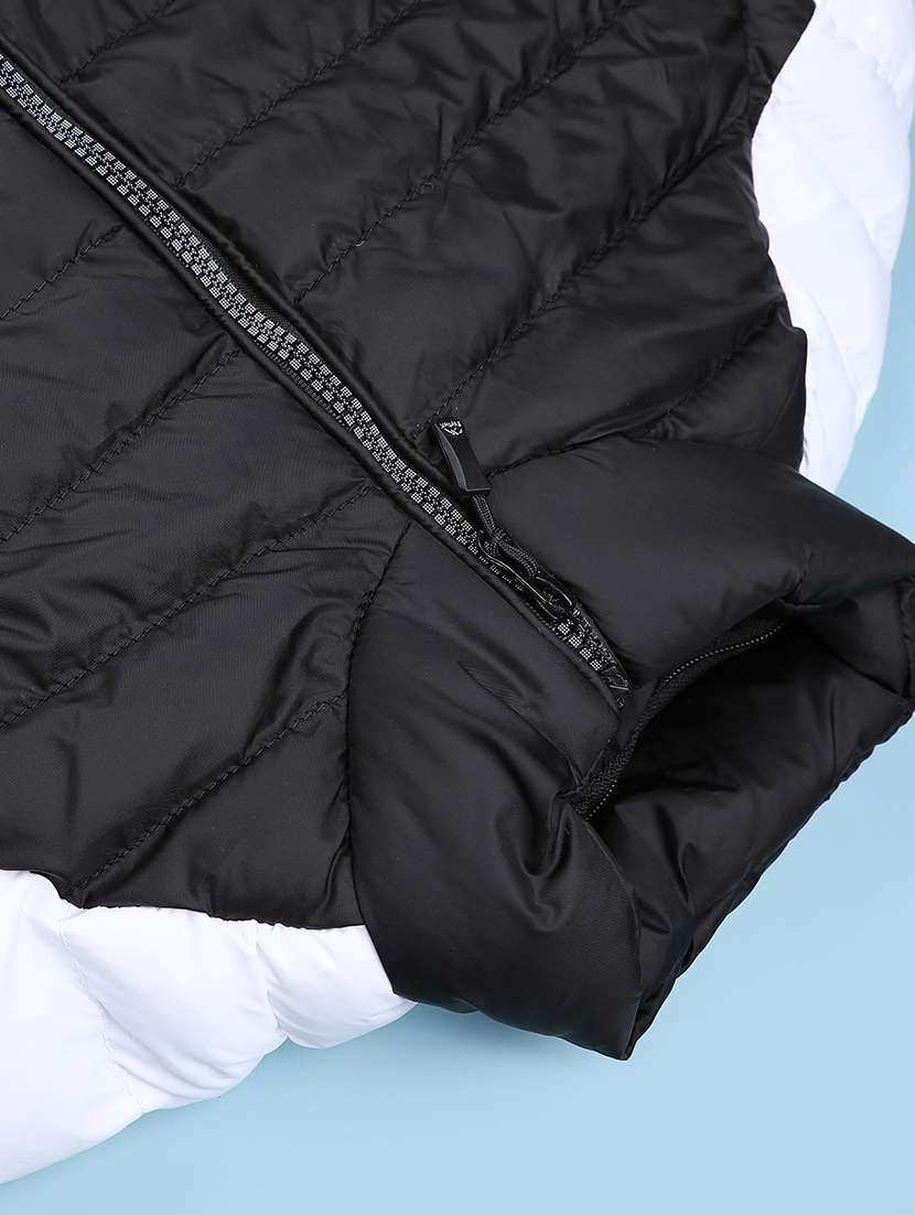 boys color blocked long sleeve quilted jacket - 22181513 -  Standard Image - 2