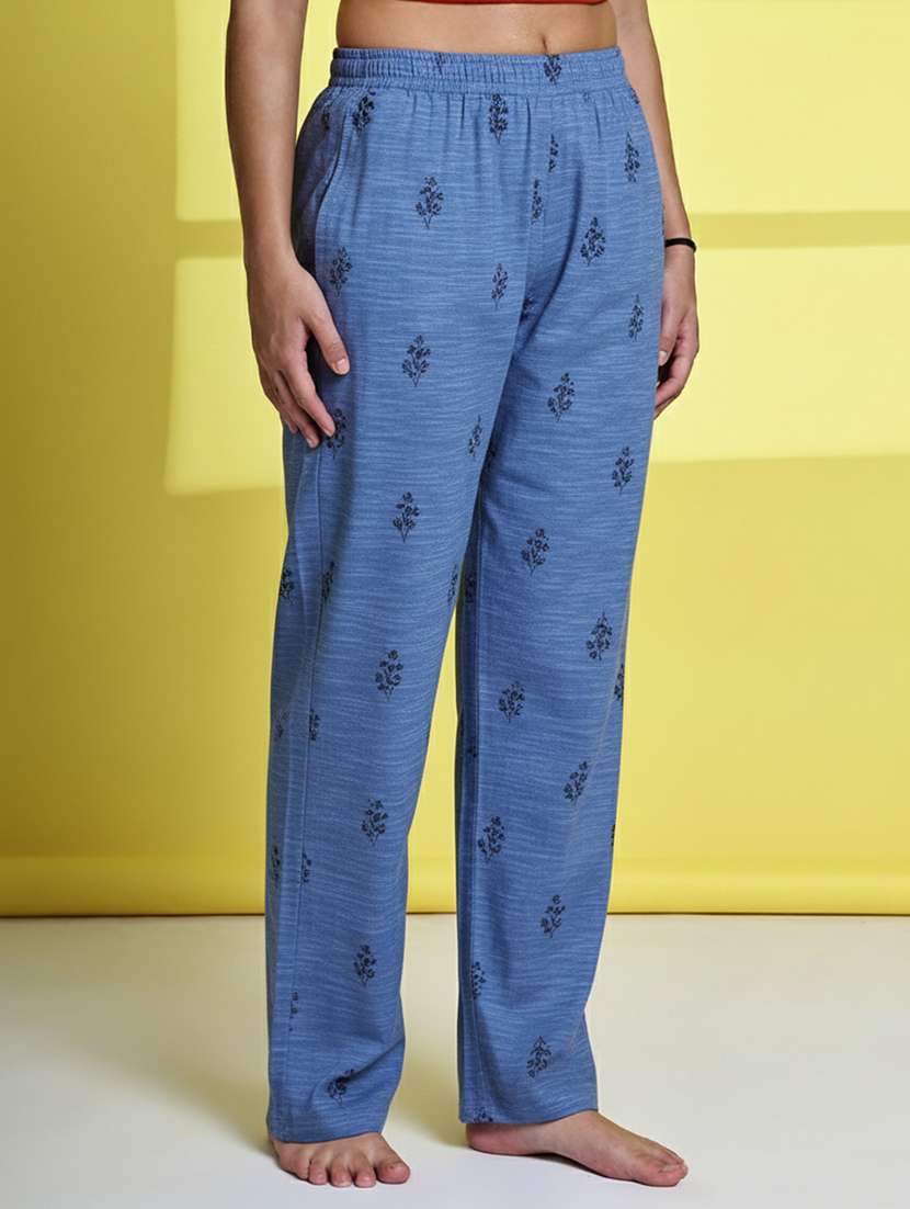 women printed mid rise lounge wear pajama - 22181560 -  Standard Image - 2