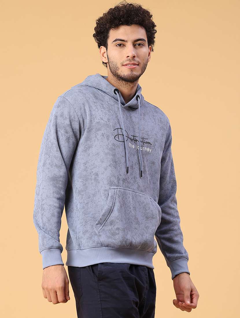 men printed long sleeve regular fit sweatshirt - 22181685 -  Standard Image - 2