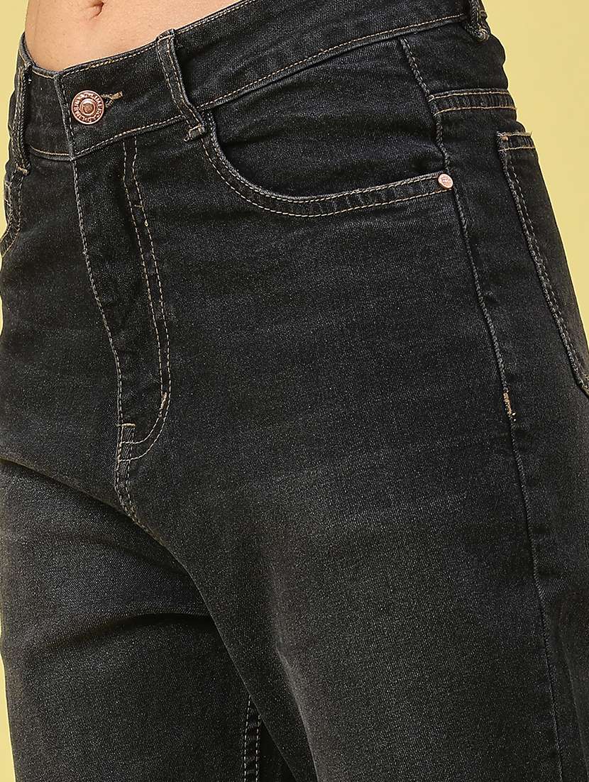 women solid mid rise straight jeans - 22181703 -  Standard Image - 2