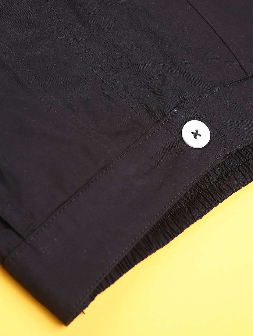 girls solid mid rise cargo - 22181831 -  Standard Image - 2