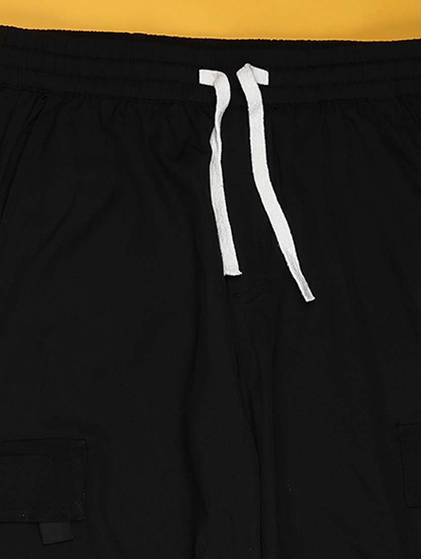 girls solid mid rise cargo - 22181839 -  Standard Image - 2