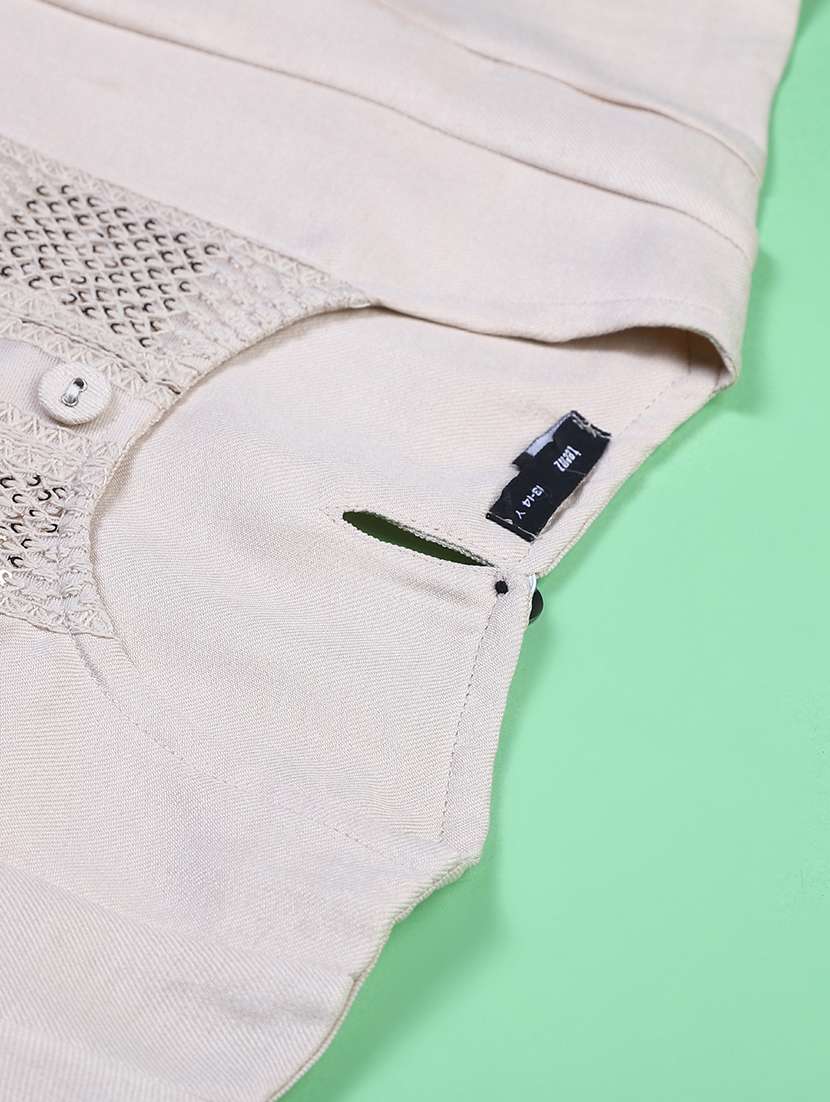 girls solid with work bell sleeve top - 22181855 -  Standard Image - 2