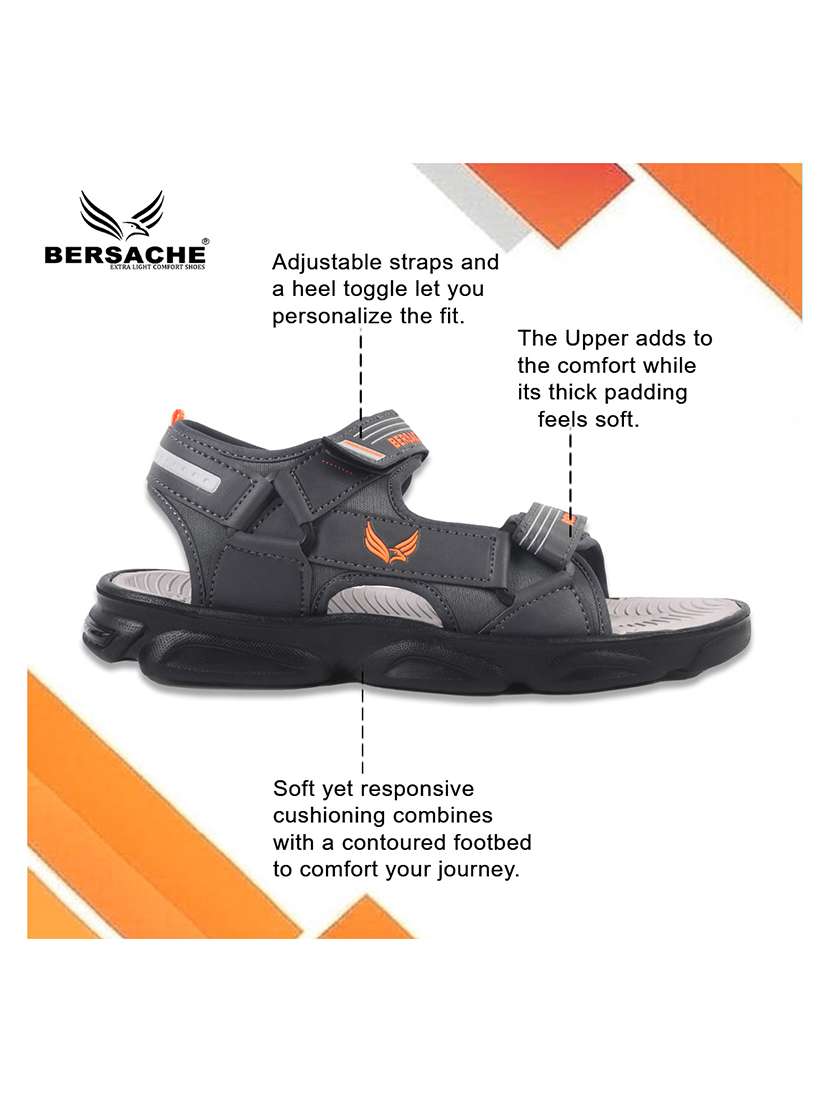 men solid open toe floater - 22182051 -  Standard Image - 2