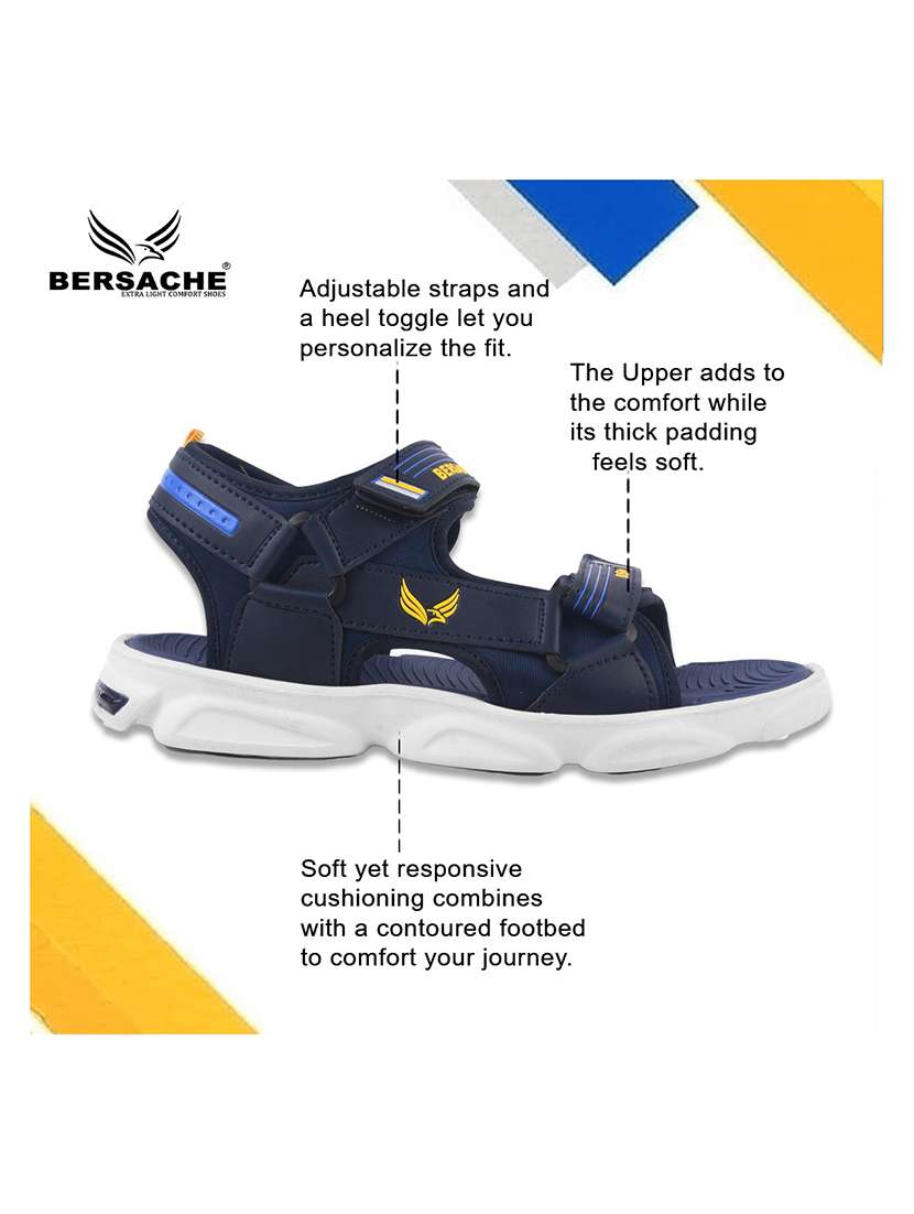 men solid open toe floater - 22182052 -  Standard Image - 2