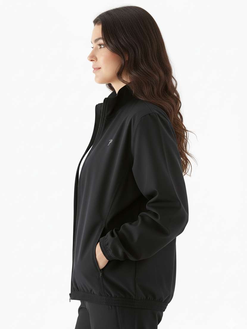 women solid long sleeve bomber jacket - 22182087 -  Standard Image - 2