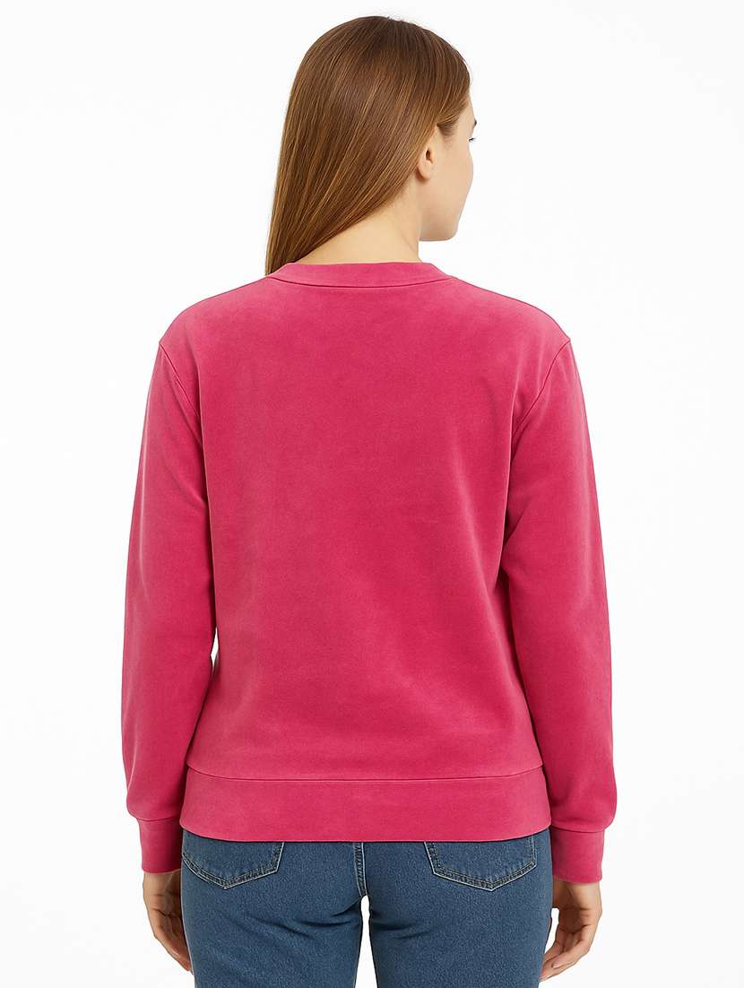 women printed long sleeve sweatshirt - 22182126 -  Standard Image - 2