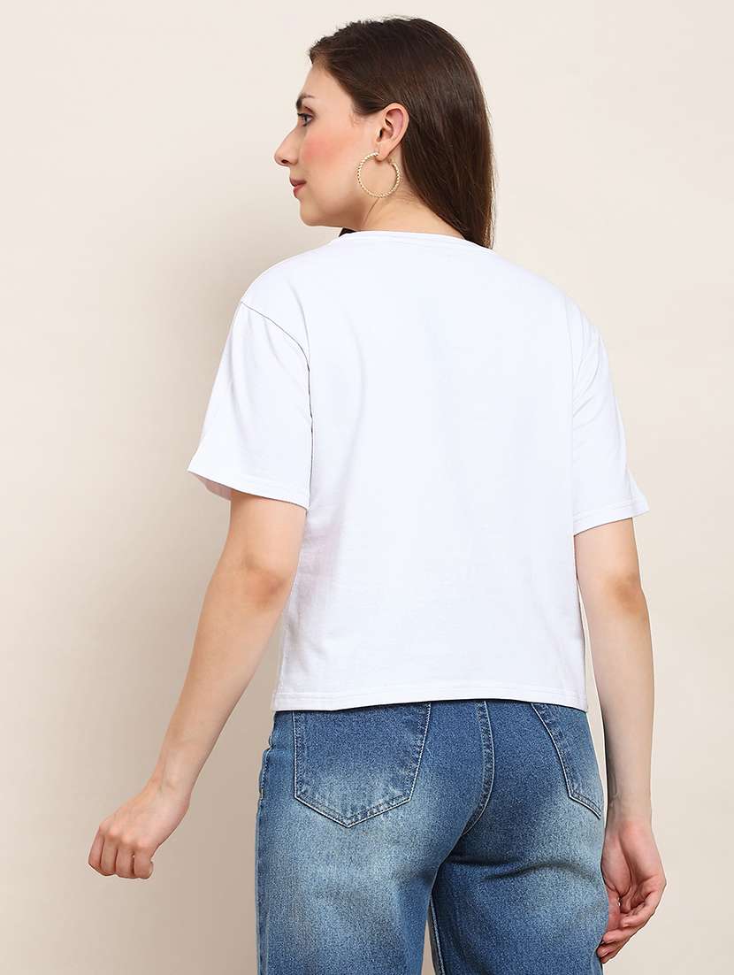 women printed short sleeve t-shirt - 22182218 -  Standard Image - 2