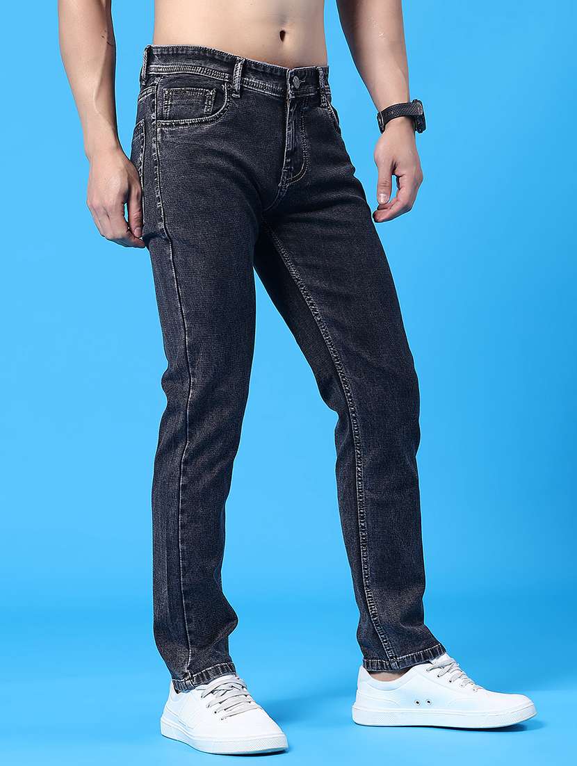 Men Grey Denim Jean - 22182280 -  Standard Image - 2