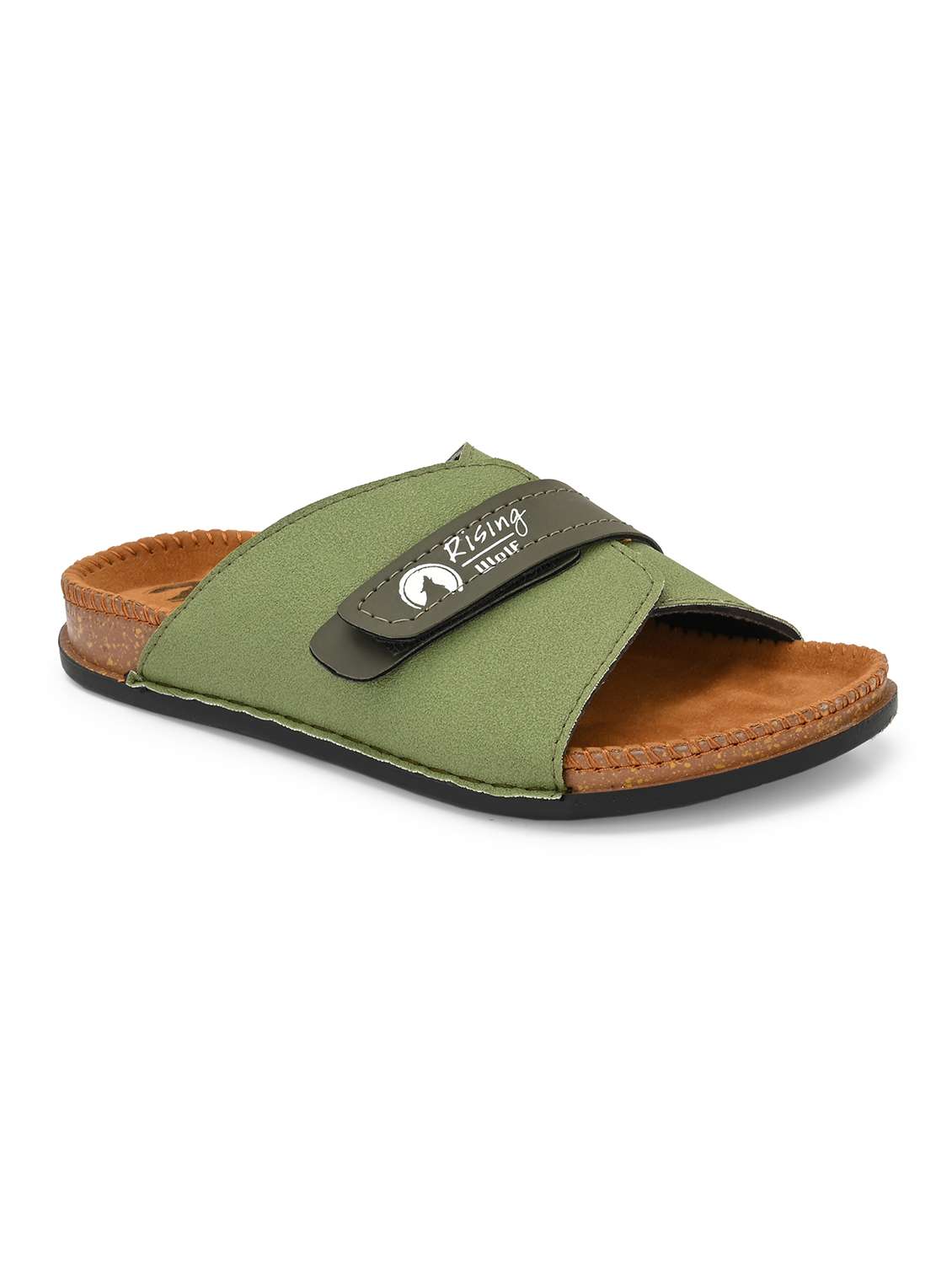 men solid slip on sandal - 22182473 -  Standard Image - 2